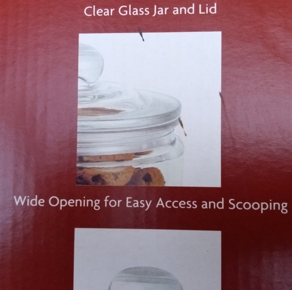 NIB Glass Canister Twisted Chocolate - Picture 5 of 10